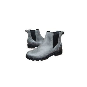 Sorel Lenox Chelsea Boots Gray Waterproof Ankle Boots Women's Size 10 Shoes